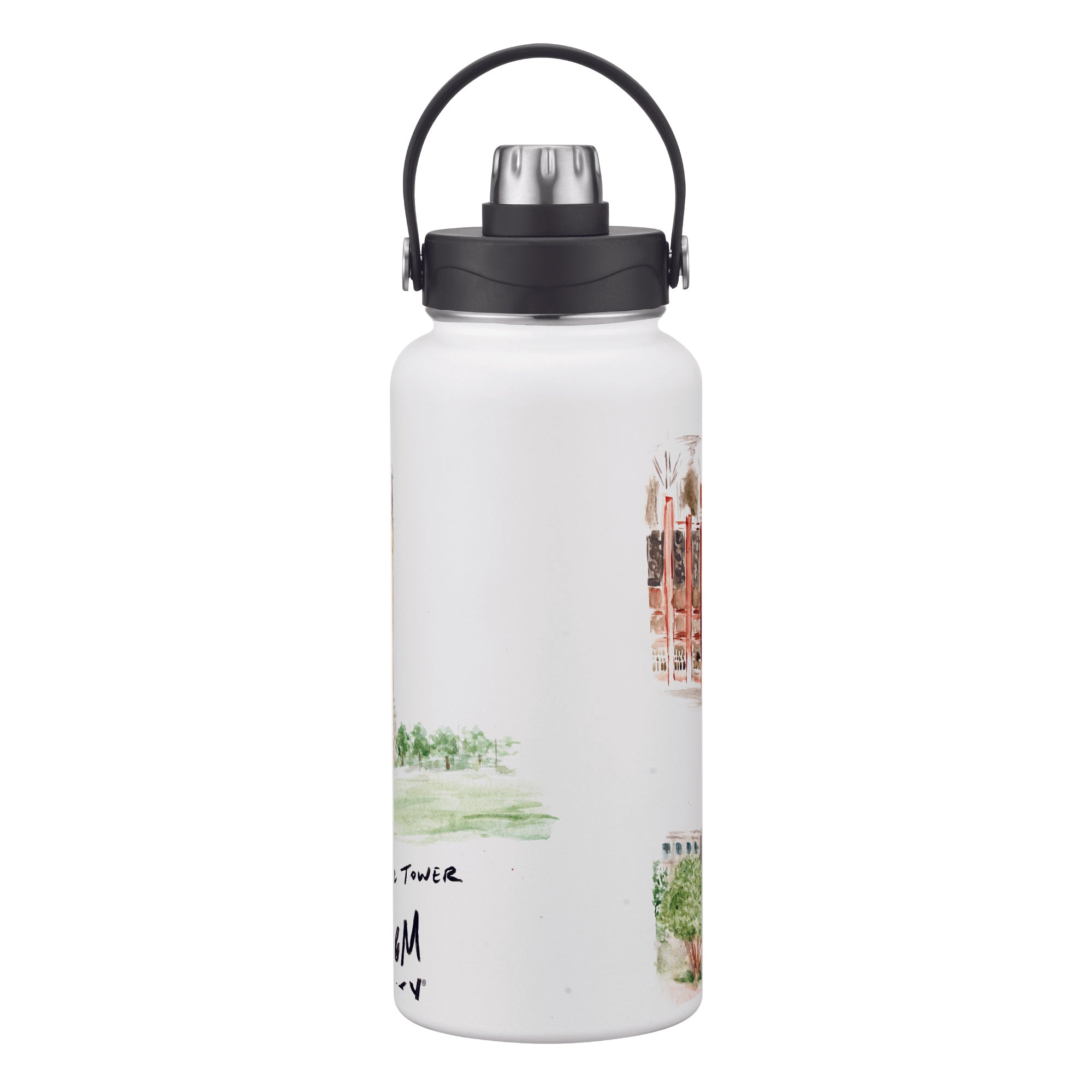 Texas A&M Aggies 34oz Aqua Bottle by Laura Wilcox