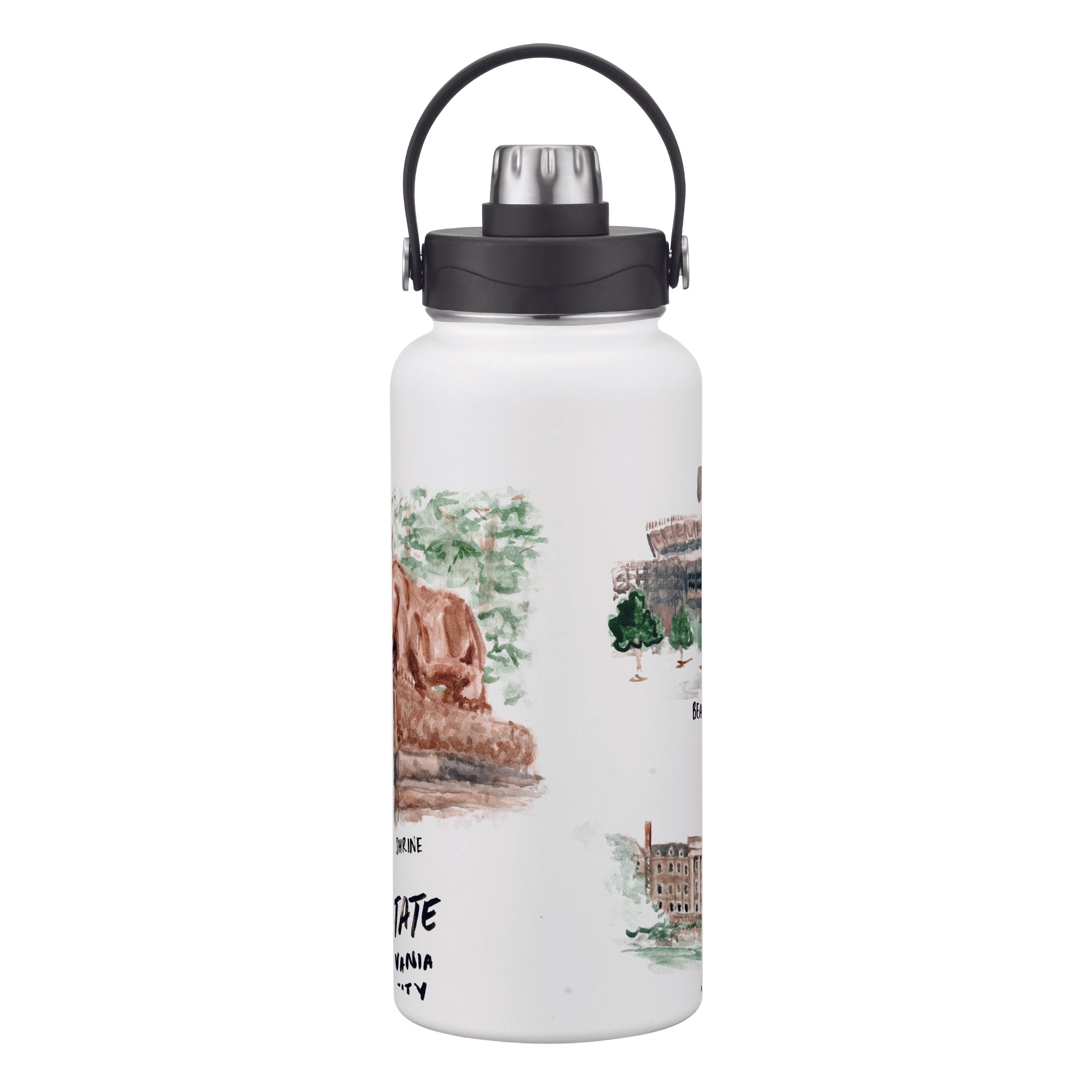 Penn State Nittany Lions 34oz Aqua Bottle by Laura Wilcox