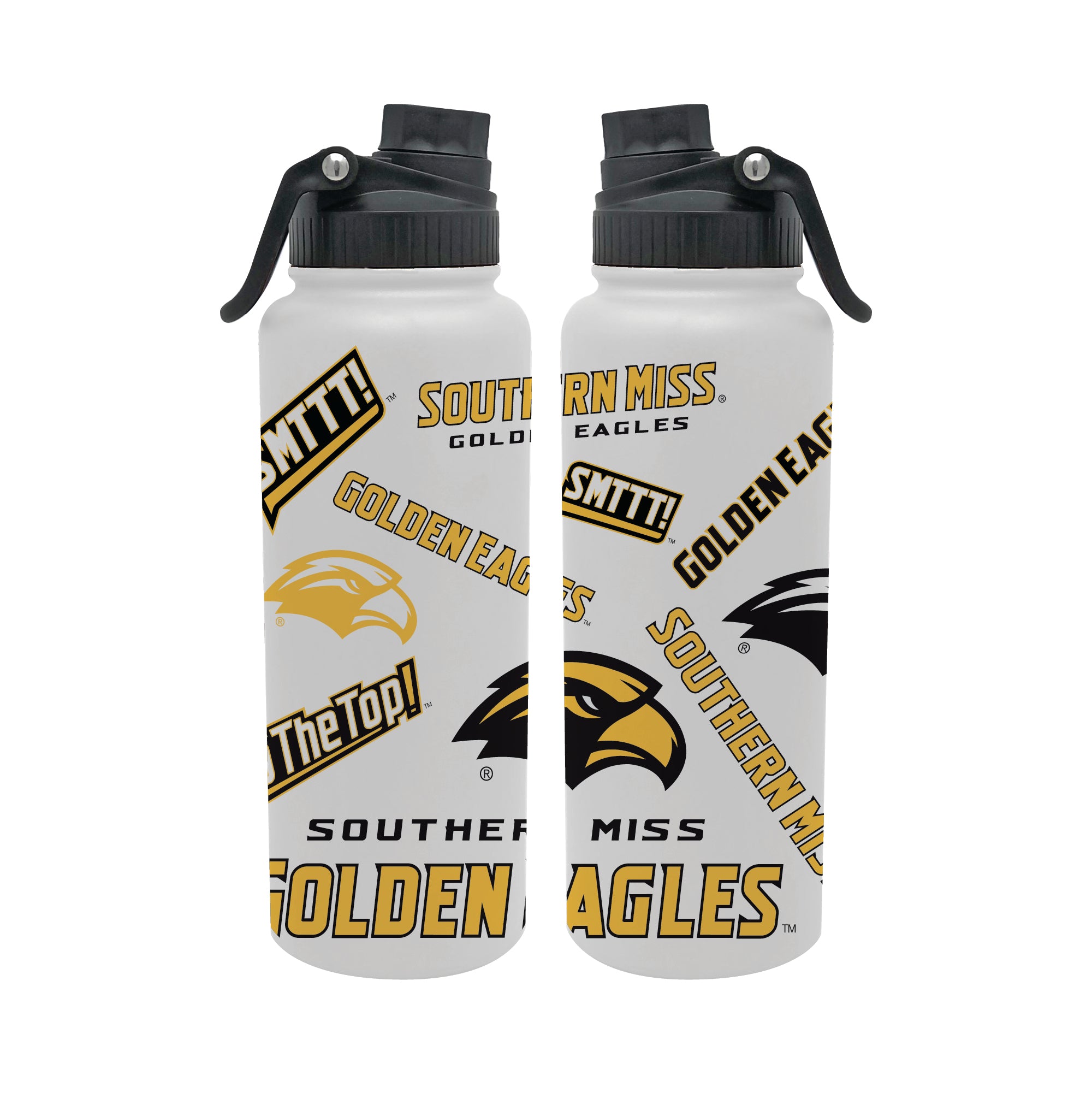 Southern Miss Golden Eagles 34oz Stainless Steel Medley Aqua Bottle