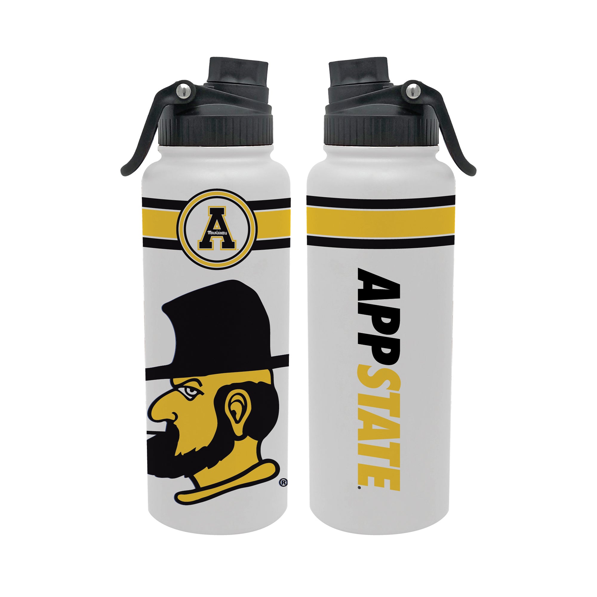 App State Mountaineers 34oz Classic Aqua Bottle