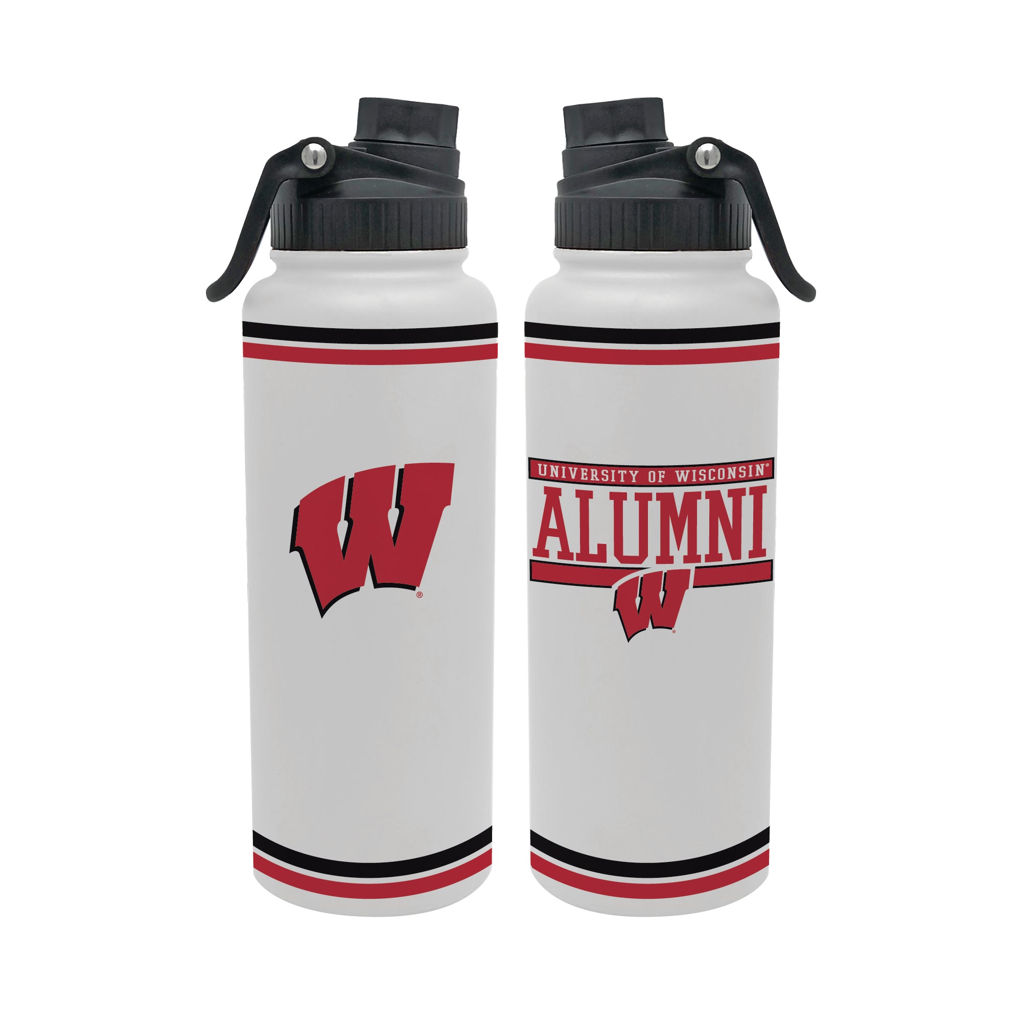 34oz Wisconsin Badgers Alumni Aqua Bottle