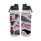 34oz NC State Wolfpack Local Aqua Bottle