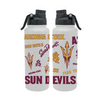 Arizona State Sun Devils 34oz Stainless Steel Medley Aqua Bottle