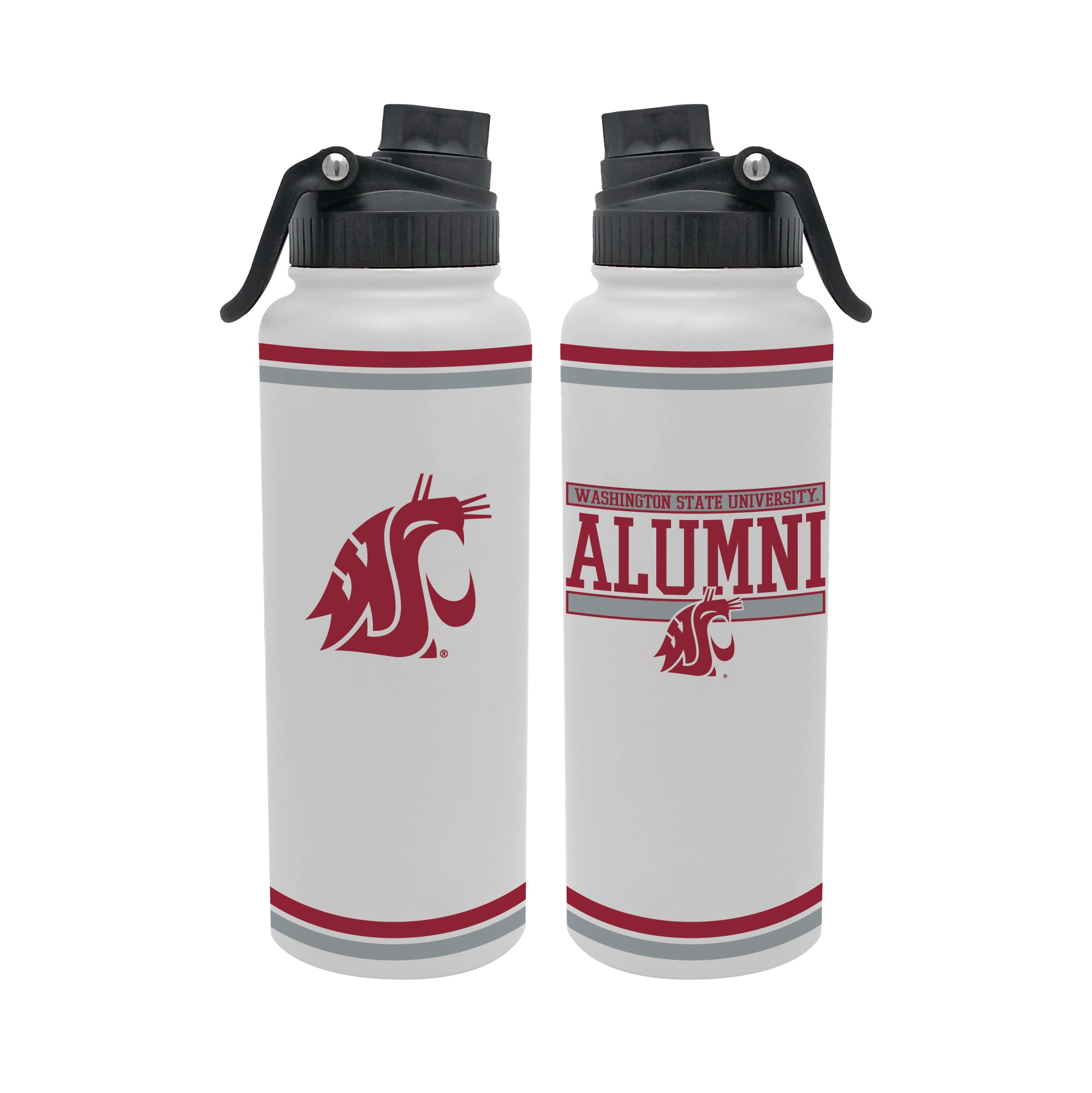 34oz Washington State Cougars Alumni Aqua Bottle