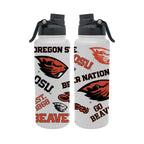 Oregon State Beavers 34oz Stainless Steel Medley Aqua Bottle