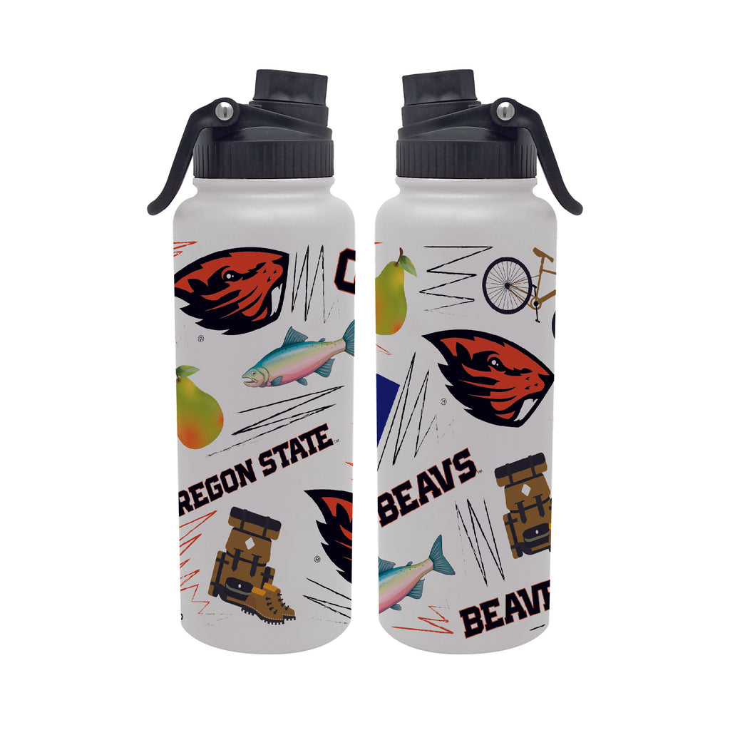 34oz Oregon State Beavers Local Aqua Bottle
