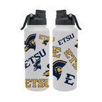 East Tennessee Buccaneers 34oz Stainless Steel Medley Aqua Bottle