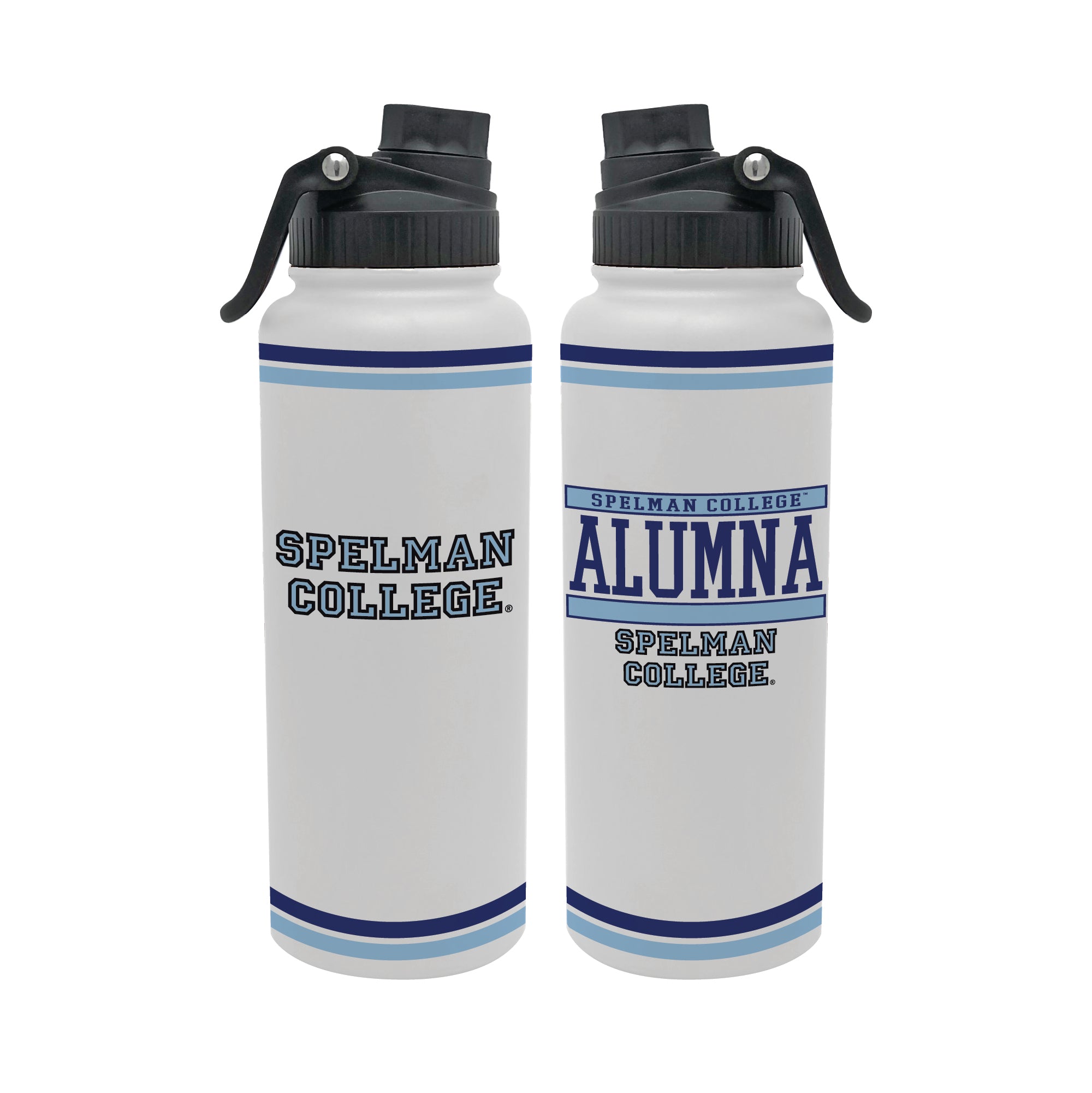 34oz Spelman Jaguars Alumni Aqua Bottle