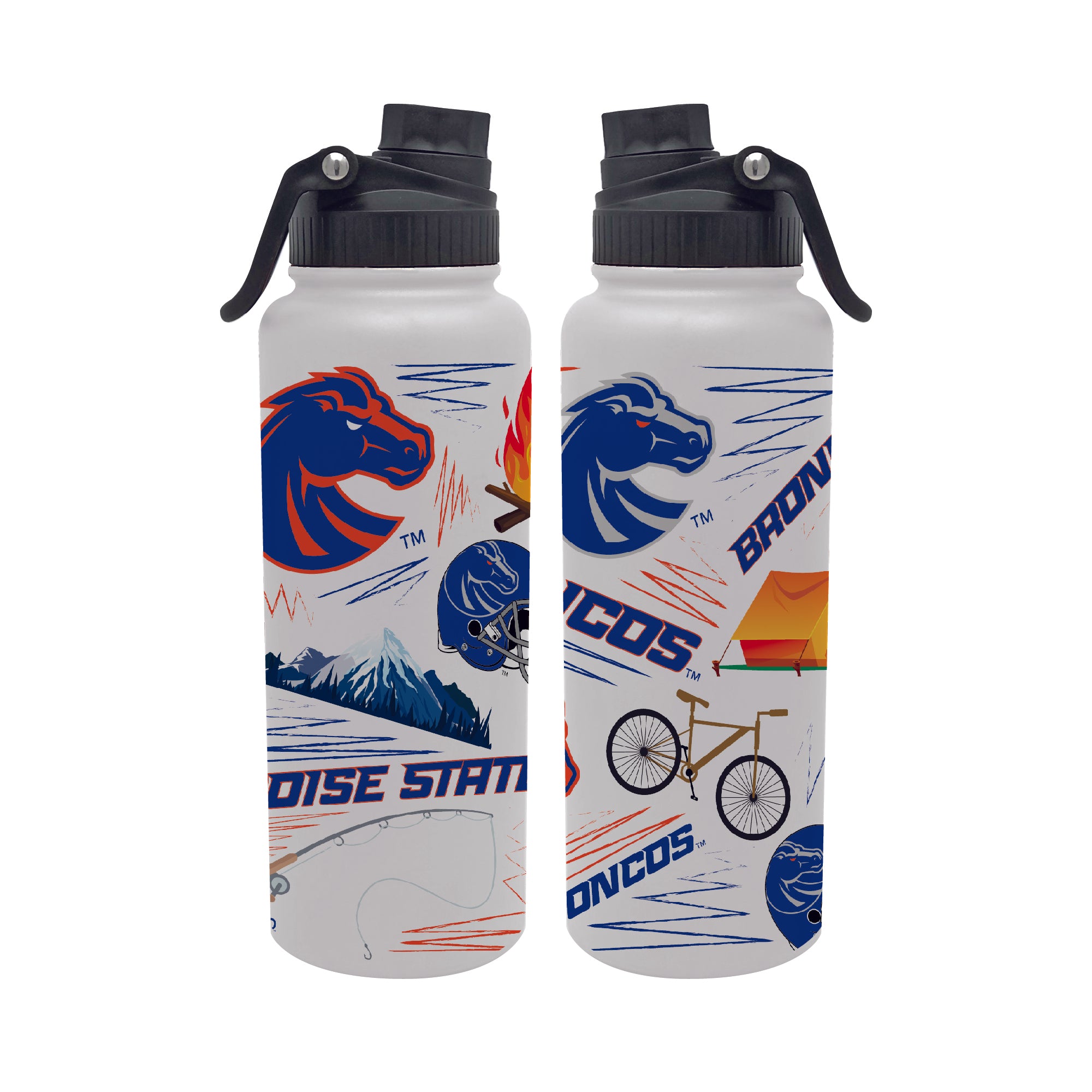 34oz Boise State Broncos Local Aqua Bottle