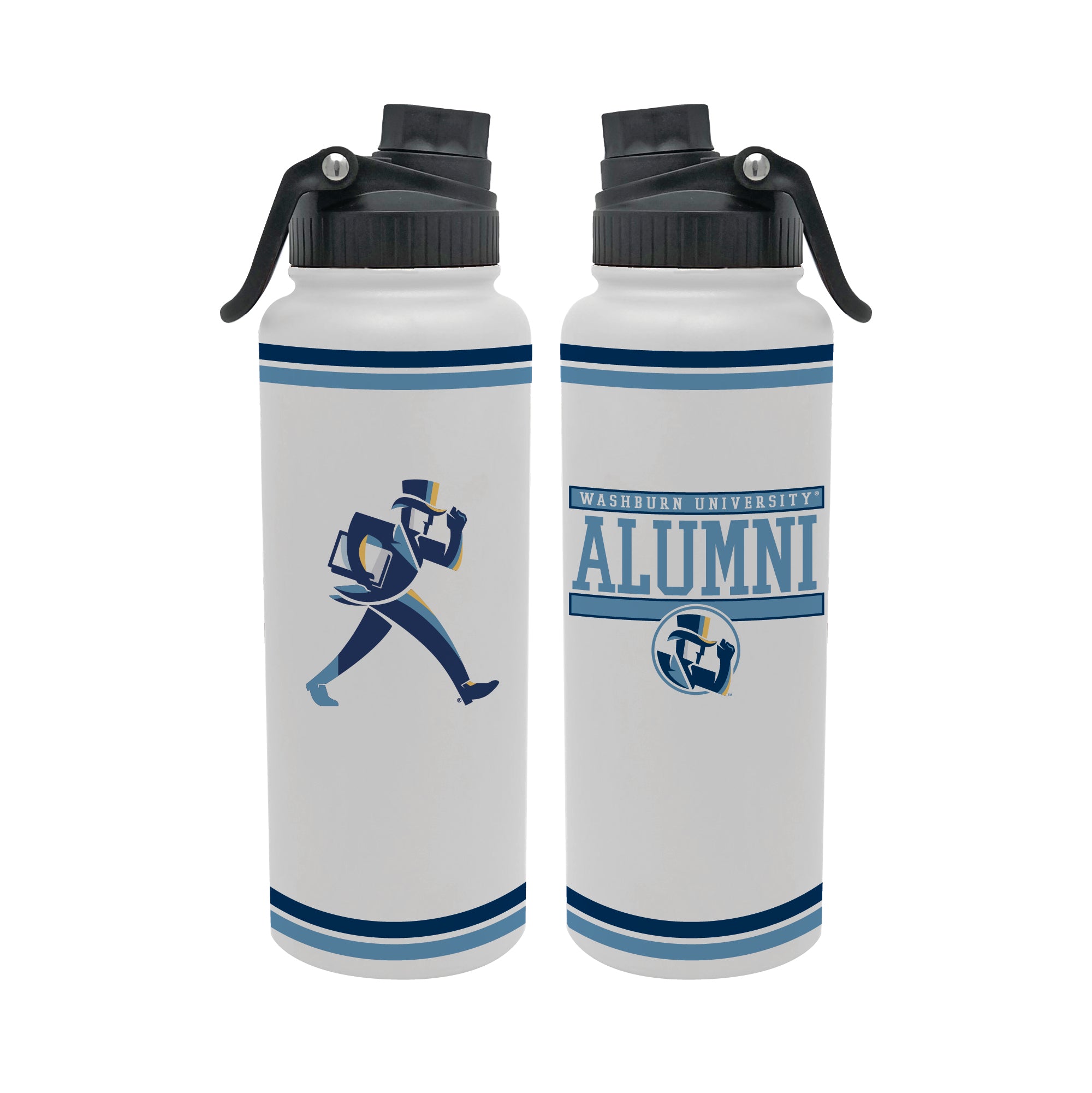 34oz Washburn Ichabods Alumni Aqua Bottle