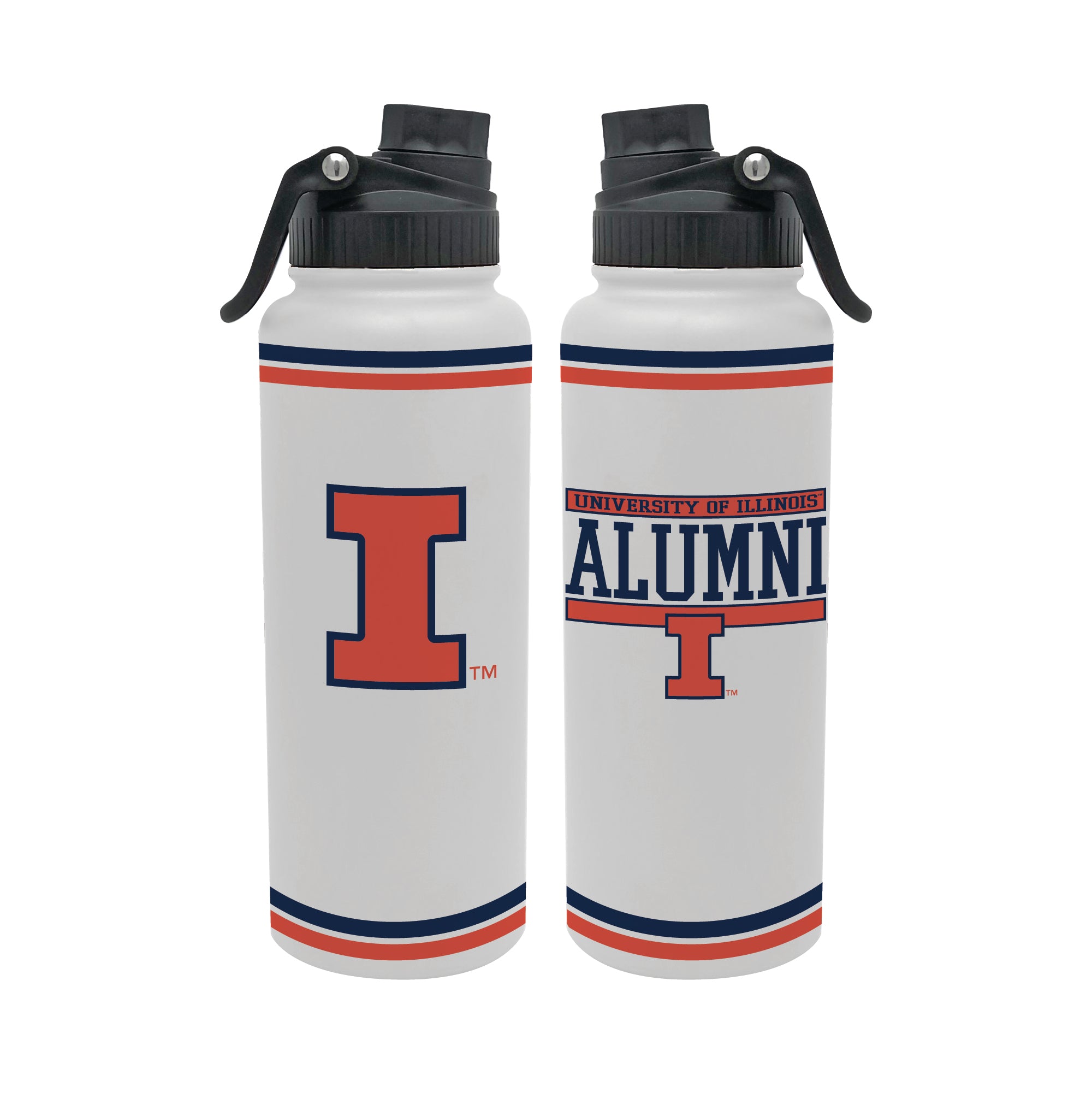 34oz Illinois Fighting Illini Alumni Aqua Bottle