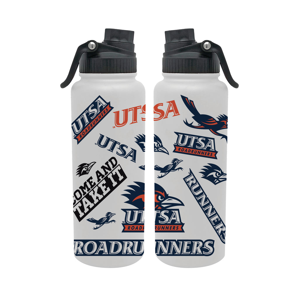 UTSA Roadrunners 34oz Stainless Steel Medley Aqua Bottle