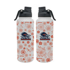 UTSA Roadrunners 34oz Stainless Steel Floral Aqua Bottle