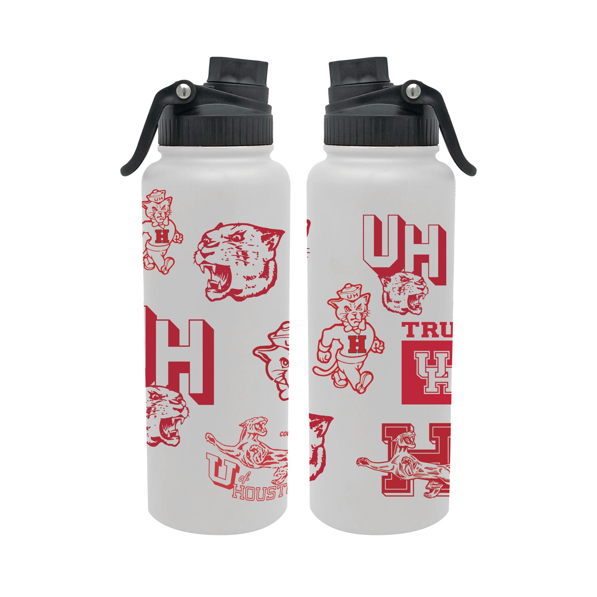 Houston Cougars 34oz Stainless Steel Medley Aqua Bottle