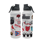 34oz Ohio State Buckeyes Local Aqua Bottle
