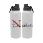 Northeastern Huskies 34oz Campus Line Art Aqua Bottle