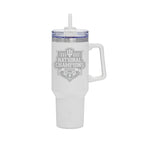 2025 CFP Football National Champions Indiana Hoosiers 40oz Laser Etch Rocky Tumbler