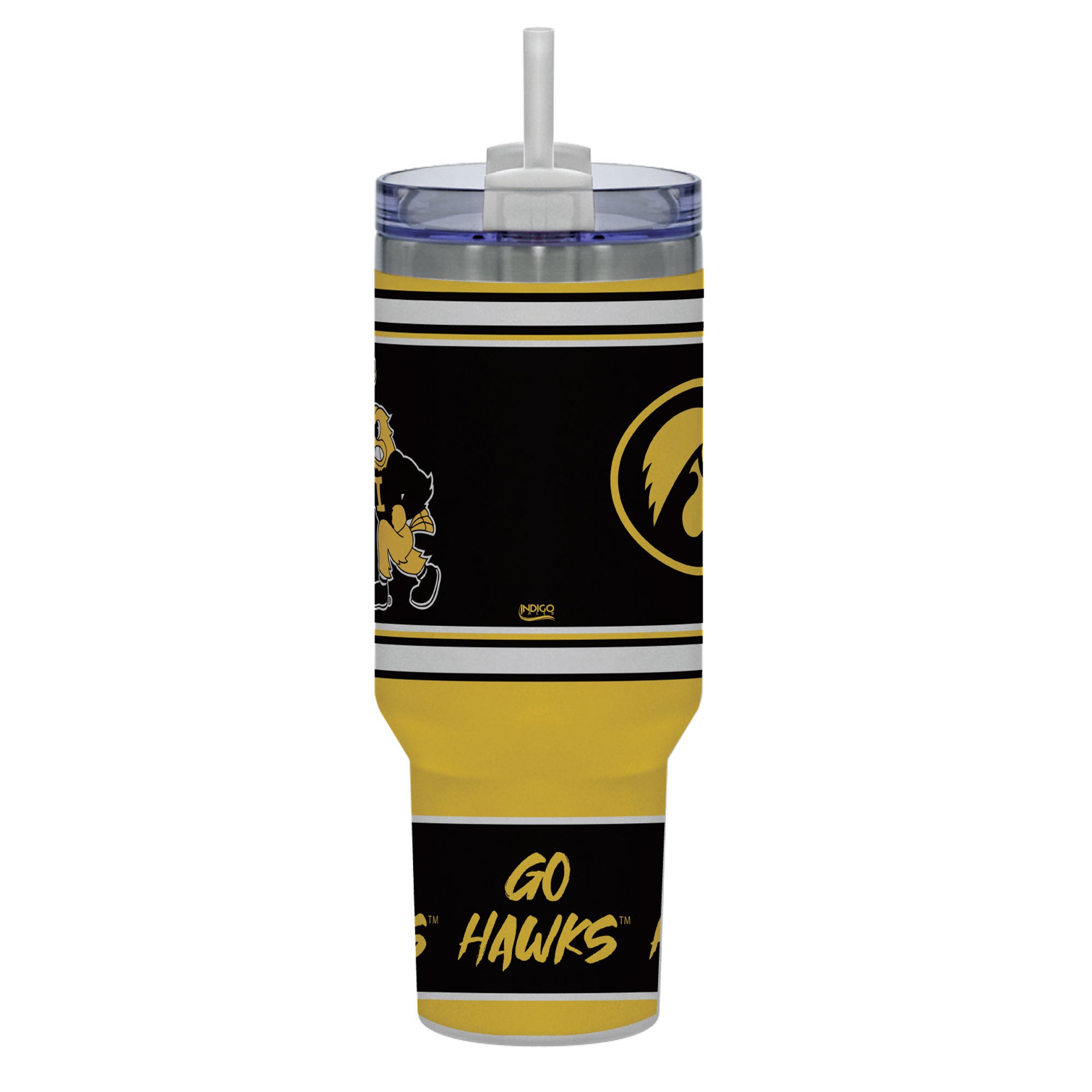 Iowa Hawkeyes 40oz Rocky Slogan Tumbler