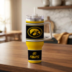 Iowa Hawkeyes 40oz Rocky Slogan Tumbler