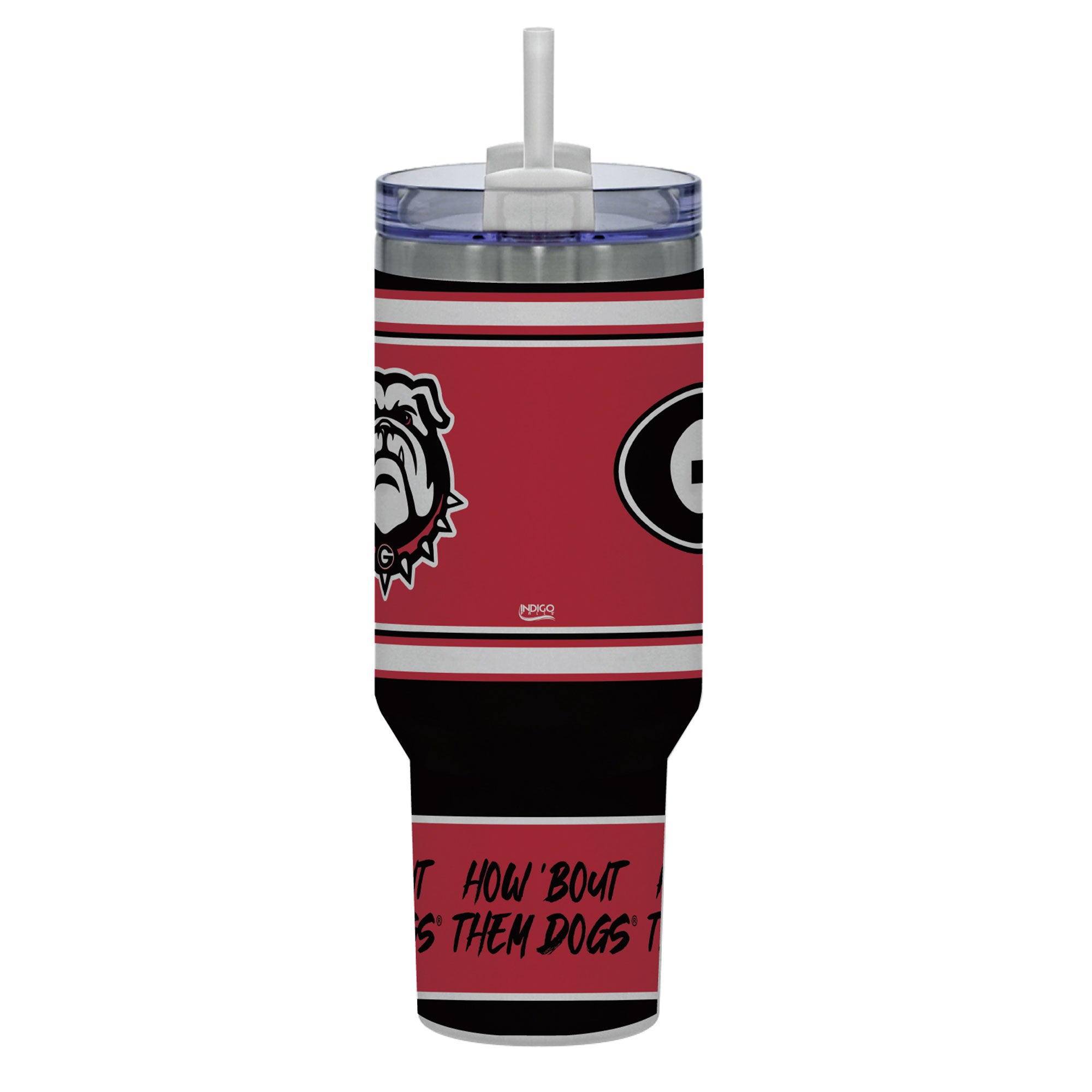 Georgia Bulldogs 40oz Rocky Slogan Tumbler