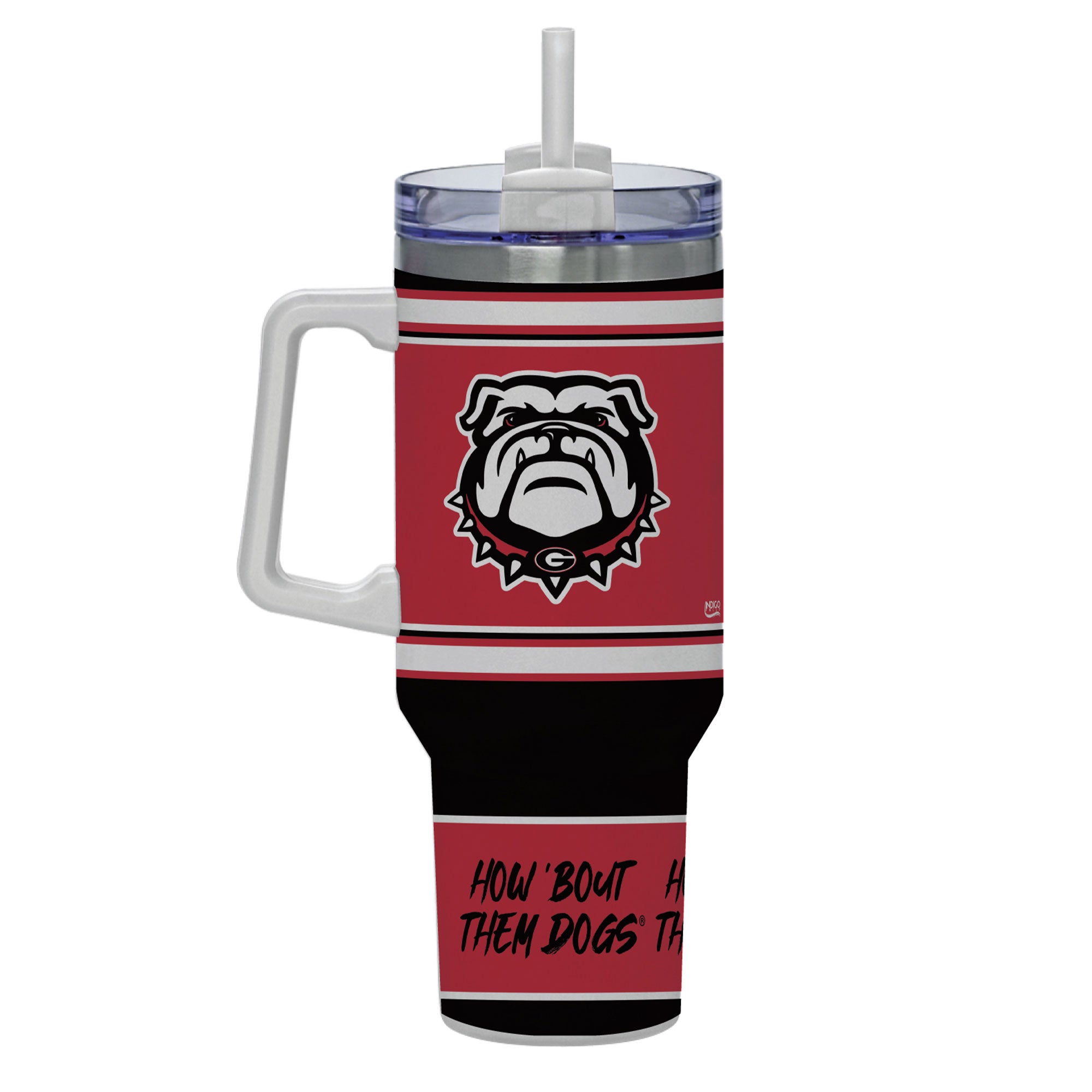 Georgia Bulldogs 40oz Rocky Slogan Tumbler