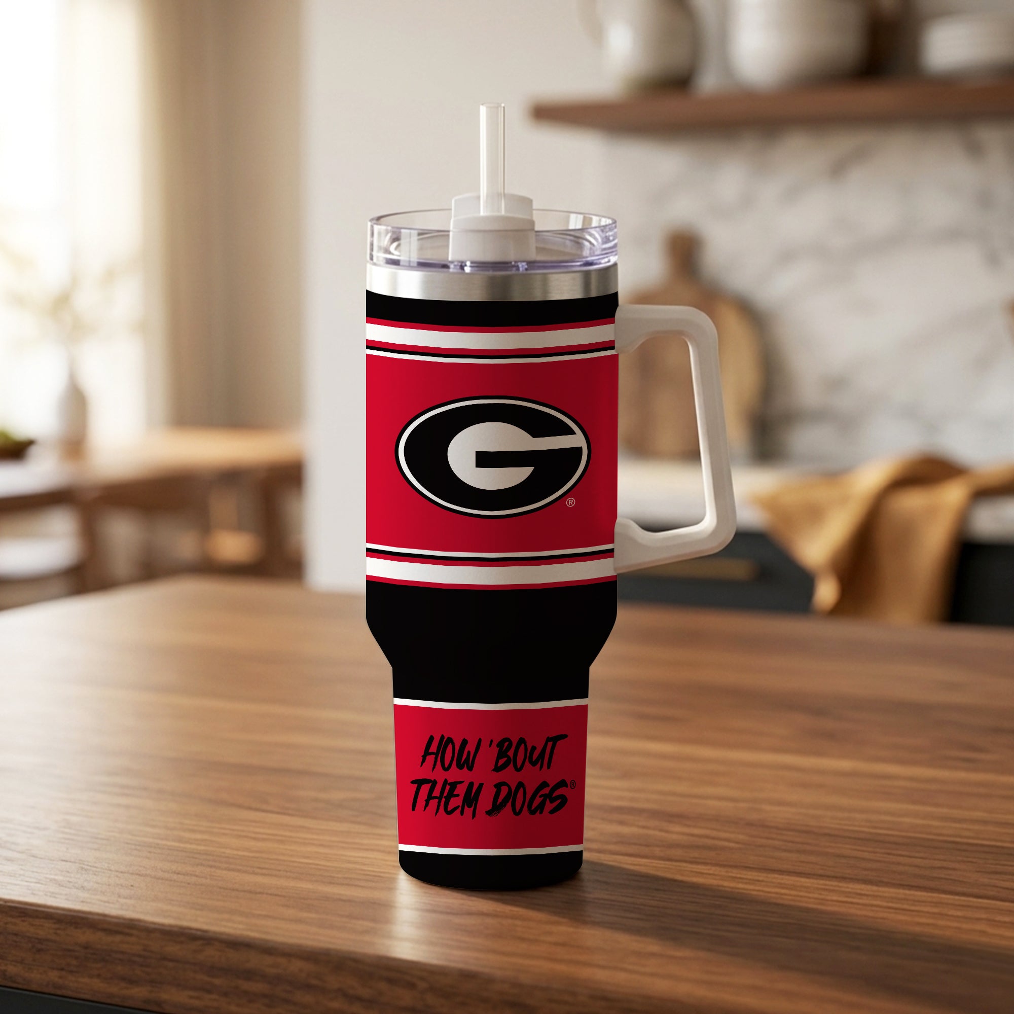 Georgia Bulldogs 40oz Rocky Slogan Tumbler