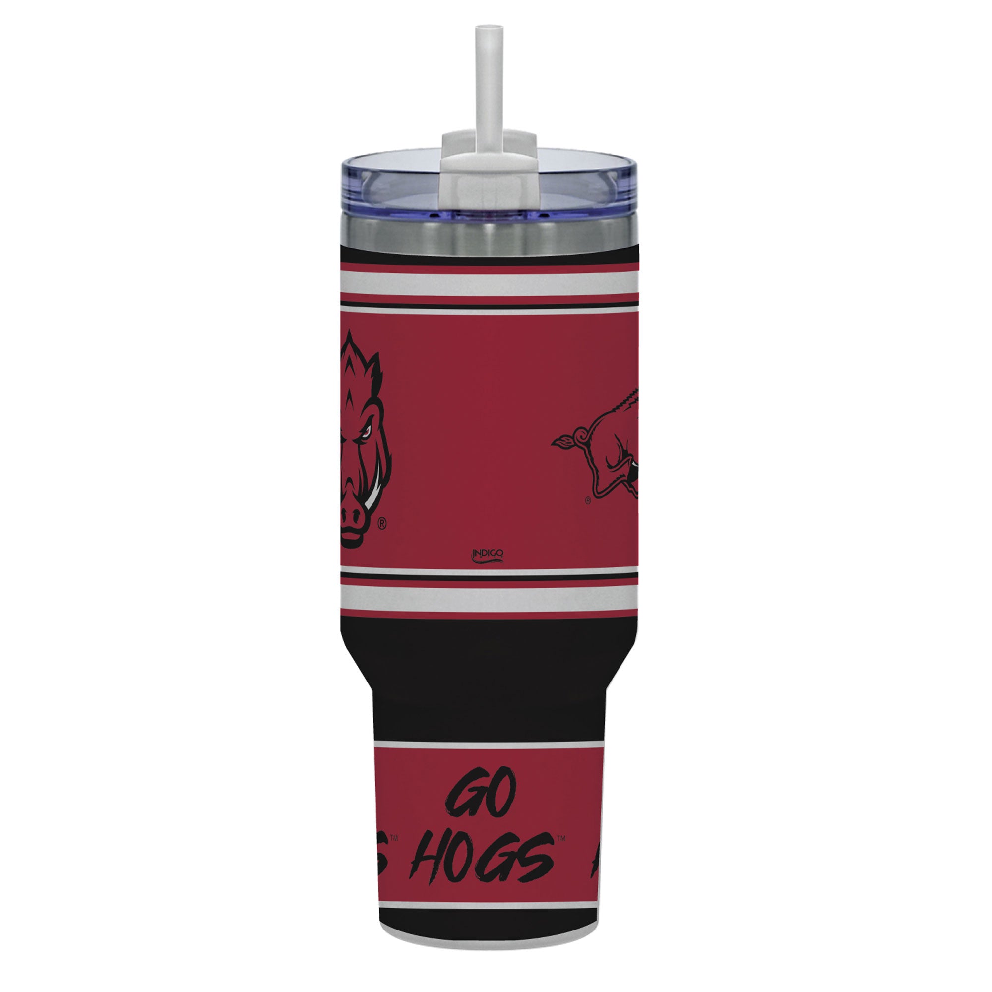 Arkansas Razorback 40oz Rocky Slogan Tumbler