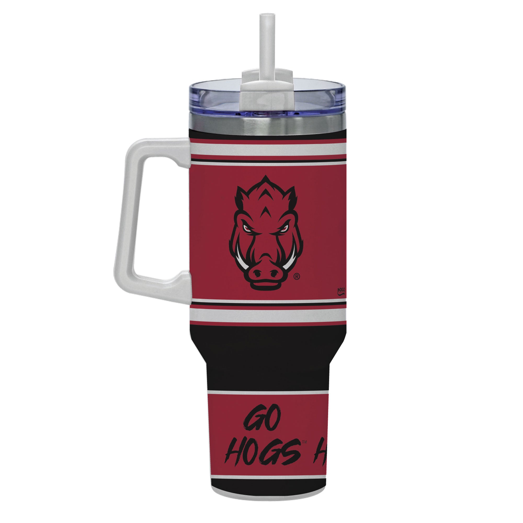Arkansas Razorback 40oz Rocky Slogan Tumbler