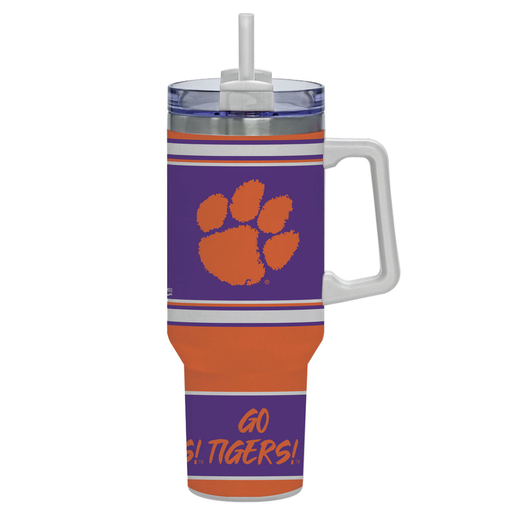 Clemson Tigers 40oz Rocky Slogan Tumbler