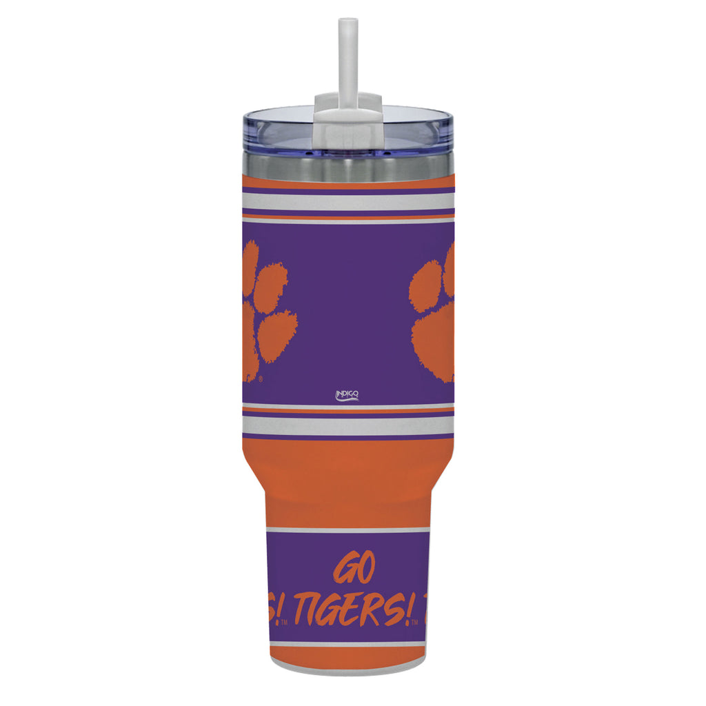 Clemson Tigers 40oz Rocky Slogan Tumbler