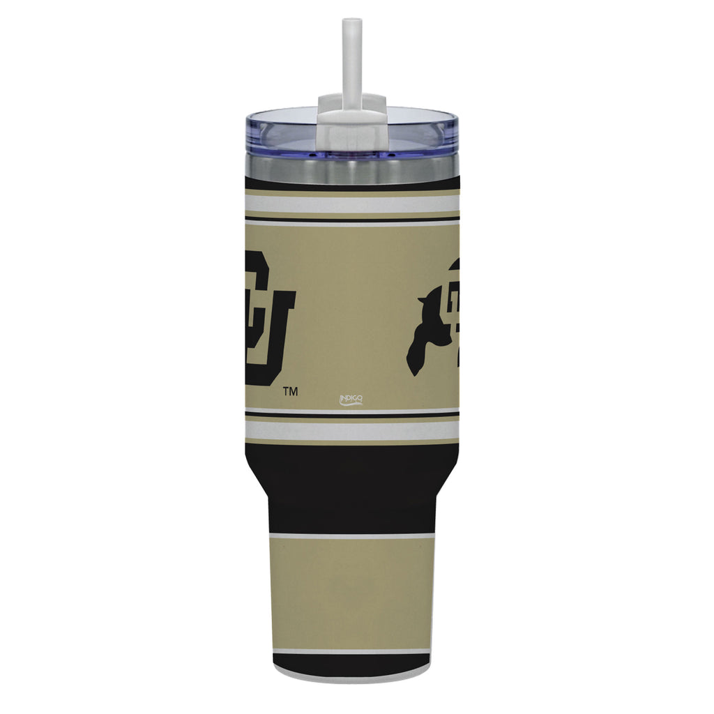 Colorado Buffaloes 40oz Rocky Slogan Tumbler