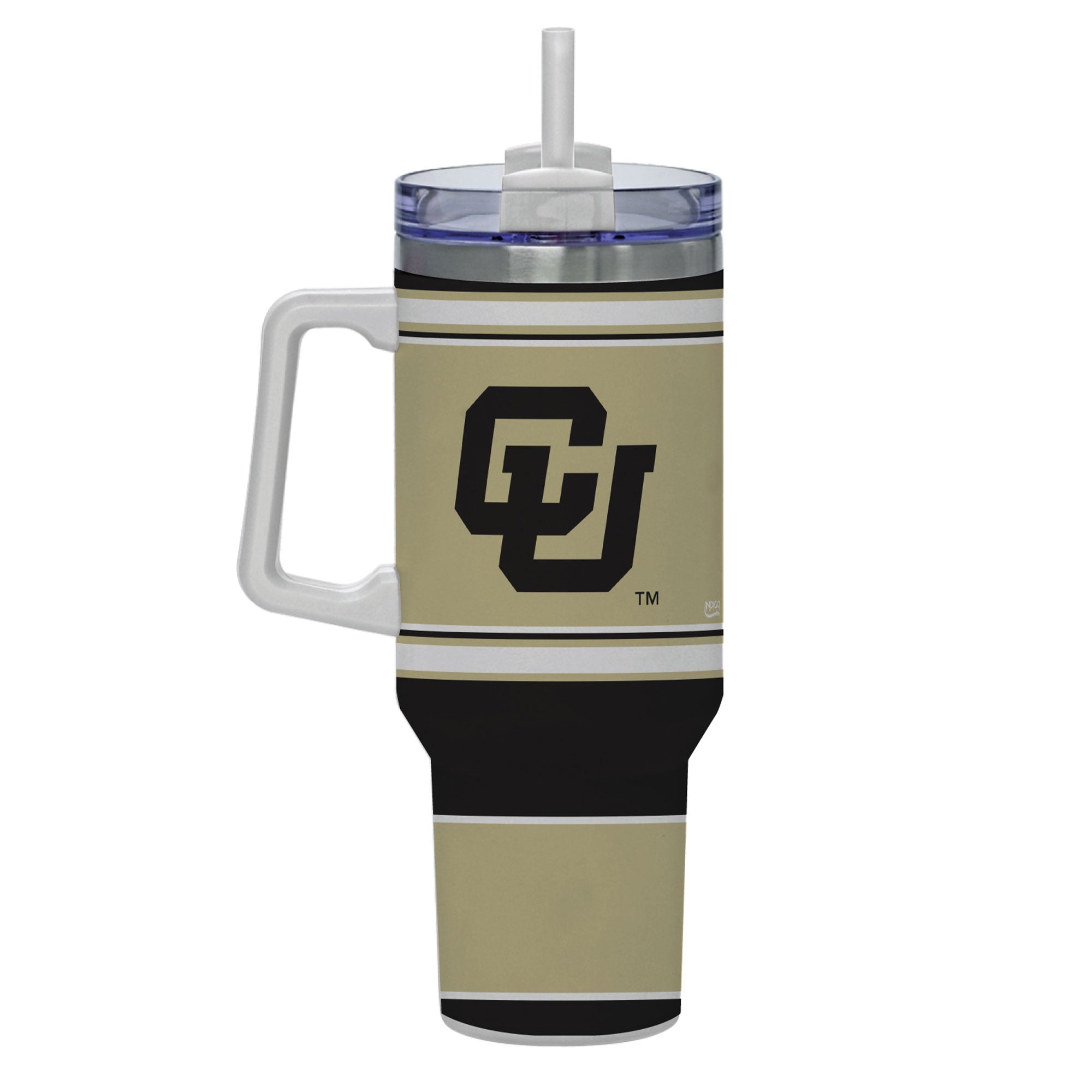 Colorado Buffaloes 40oz Rocky Slogan Tumbler