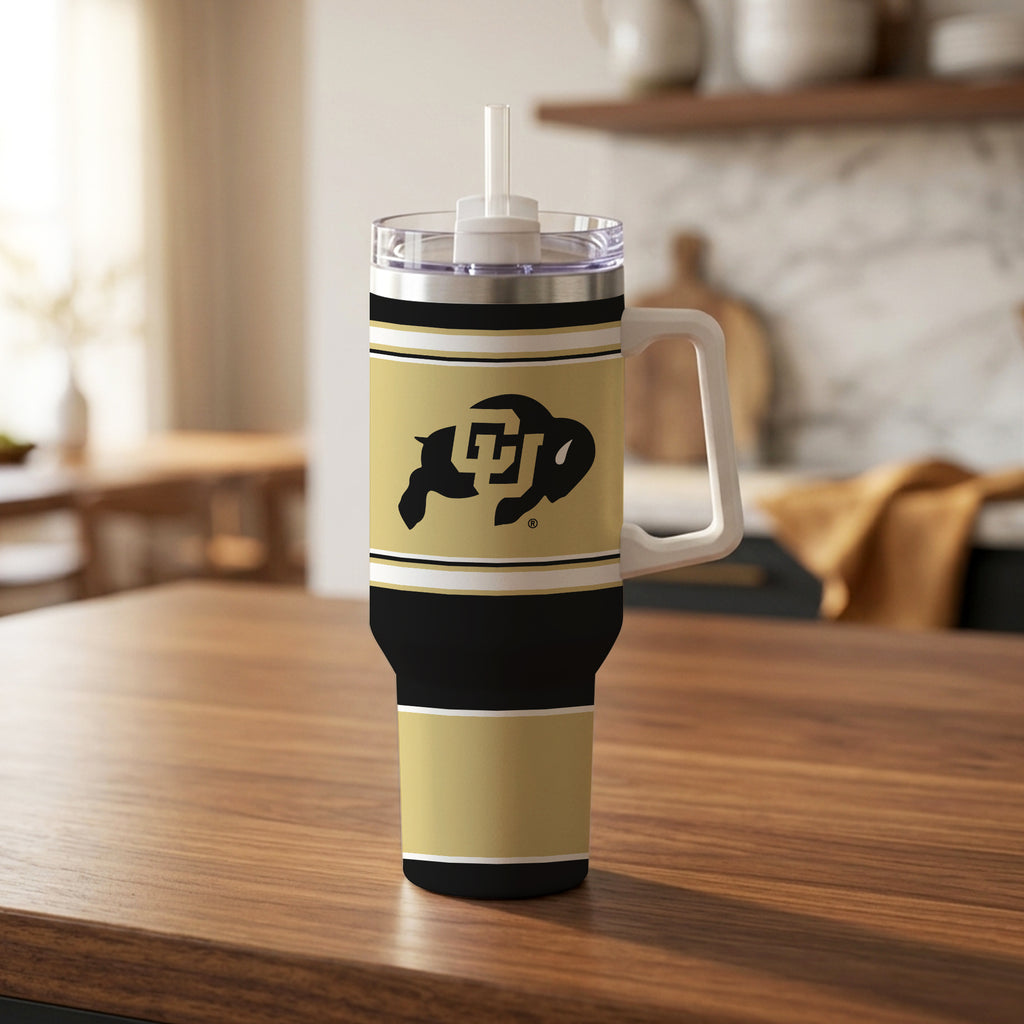 Colorado Buffaloes 40oz Rocky Slogan Tumbler