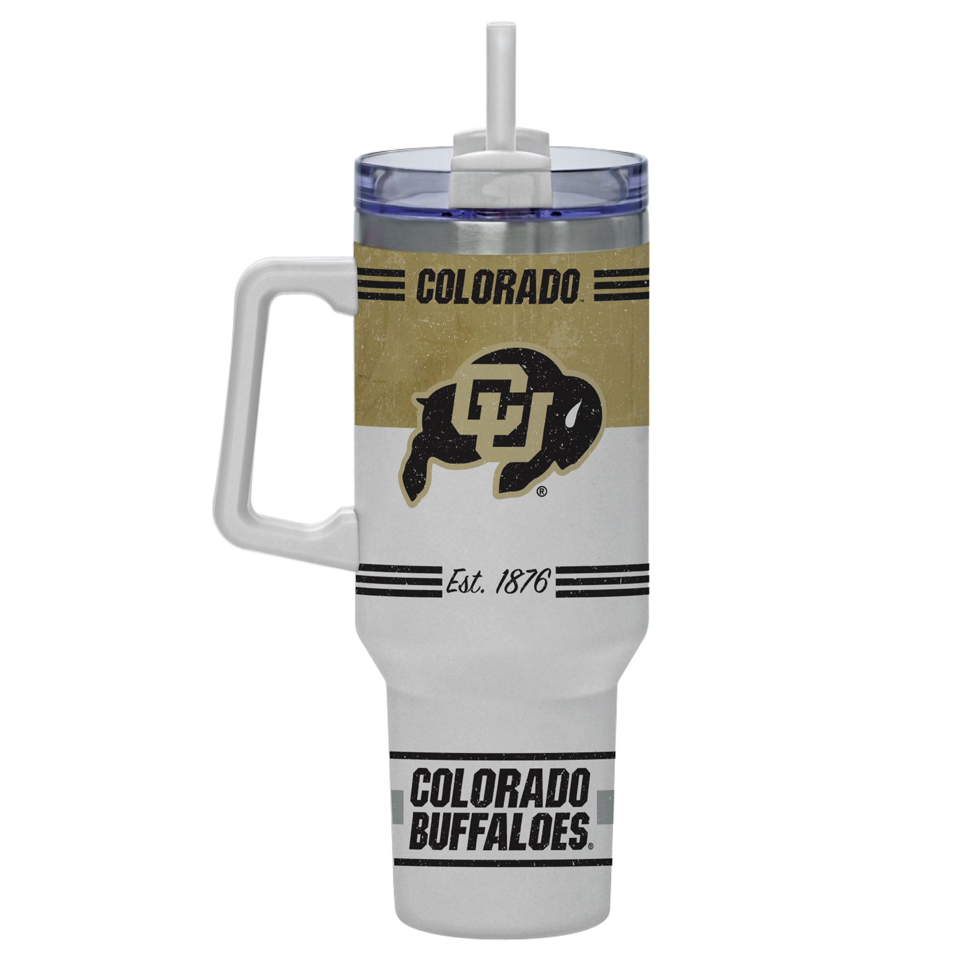 Colorado Buffaloes 40oz Rocky Vintage Tumbler