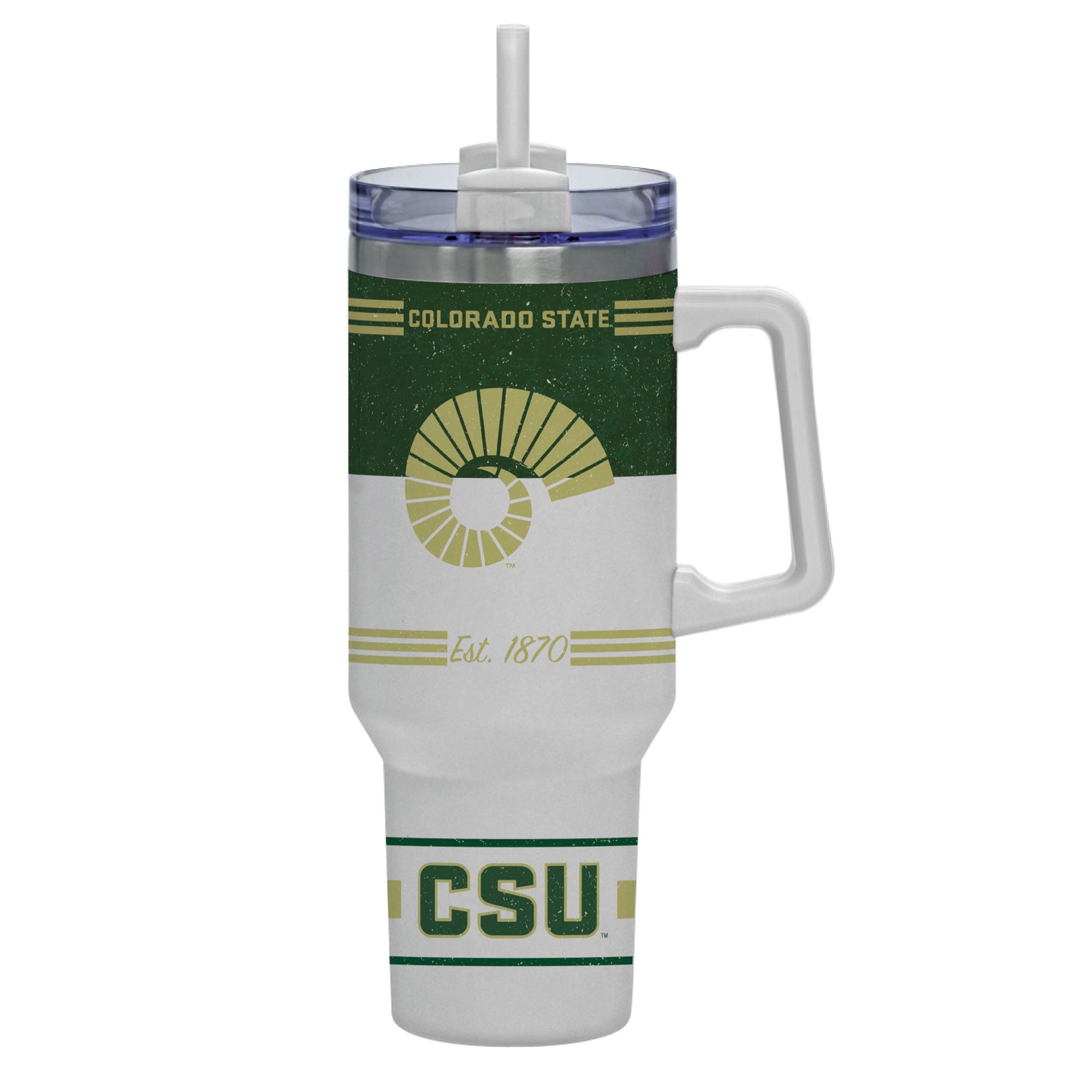 Colorado State Rams 40oz Rocky Vintage Tumbler