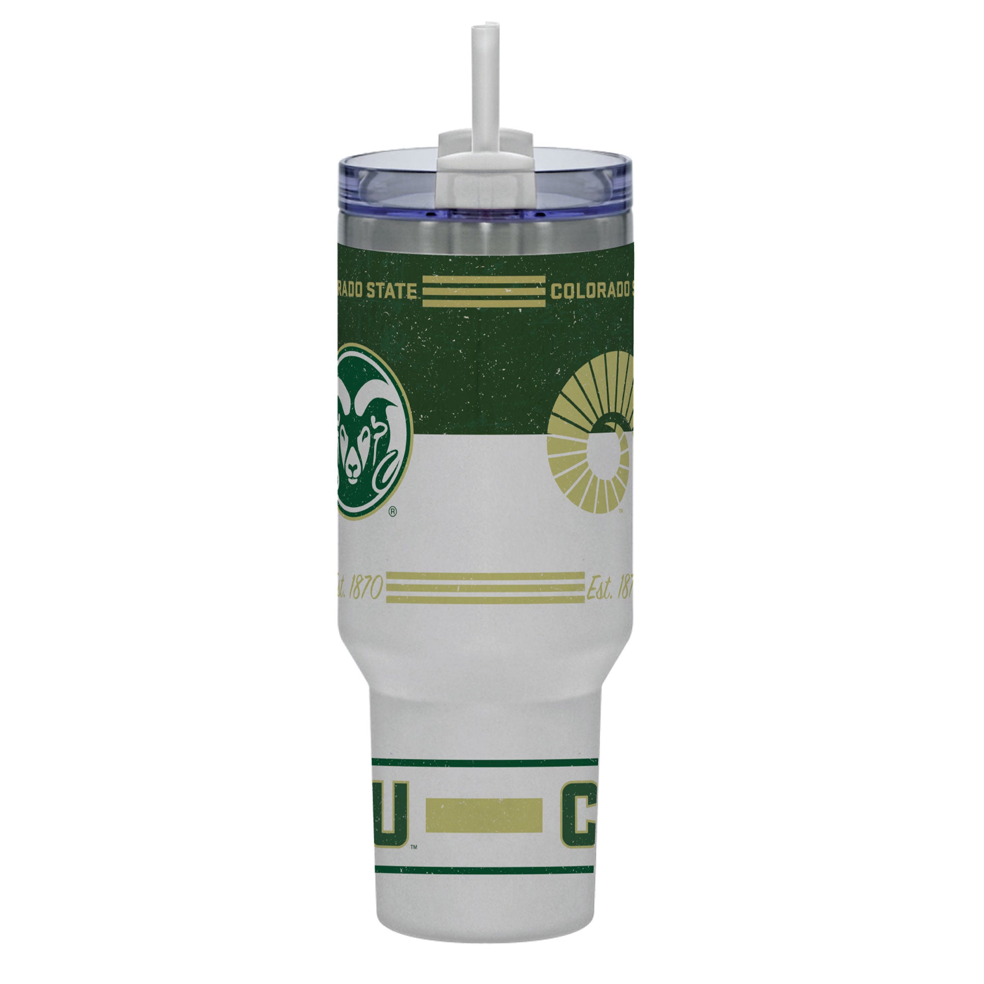 Colorado State Rams 40oz Rocky Vintage Tumbler