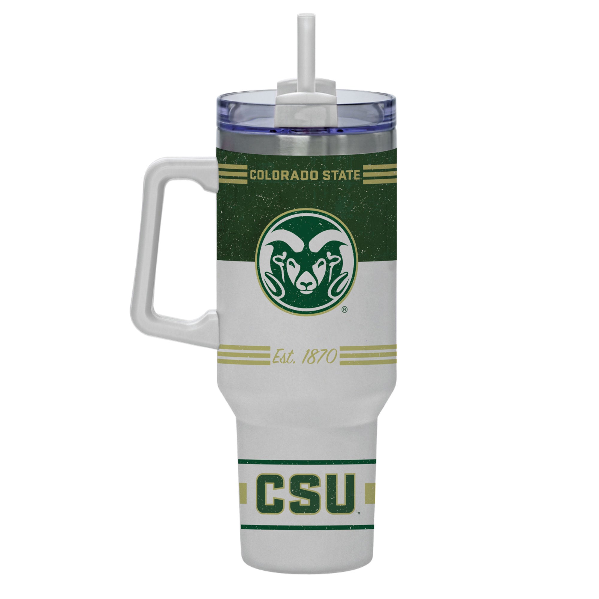Colorado State Rams 40oz Rocky Vintage Tumbler