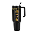 48oz Colorado State Rams Gold Black Anodized Tumbler