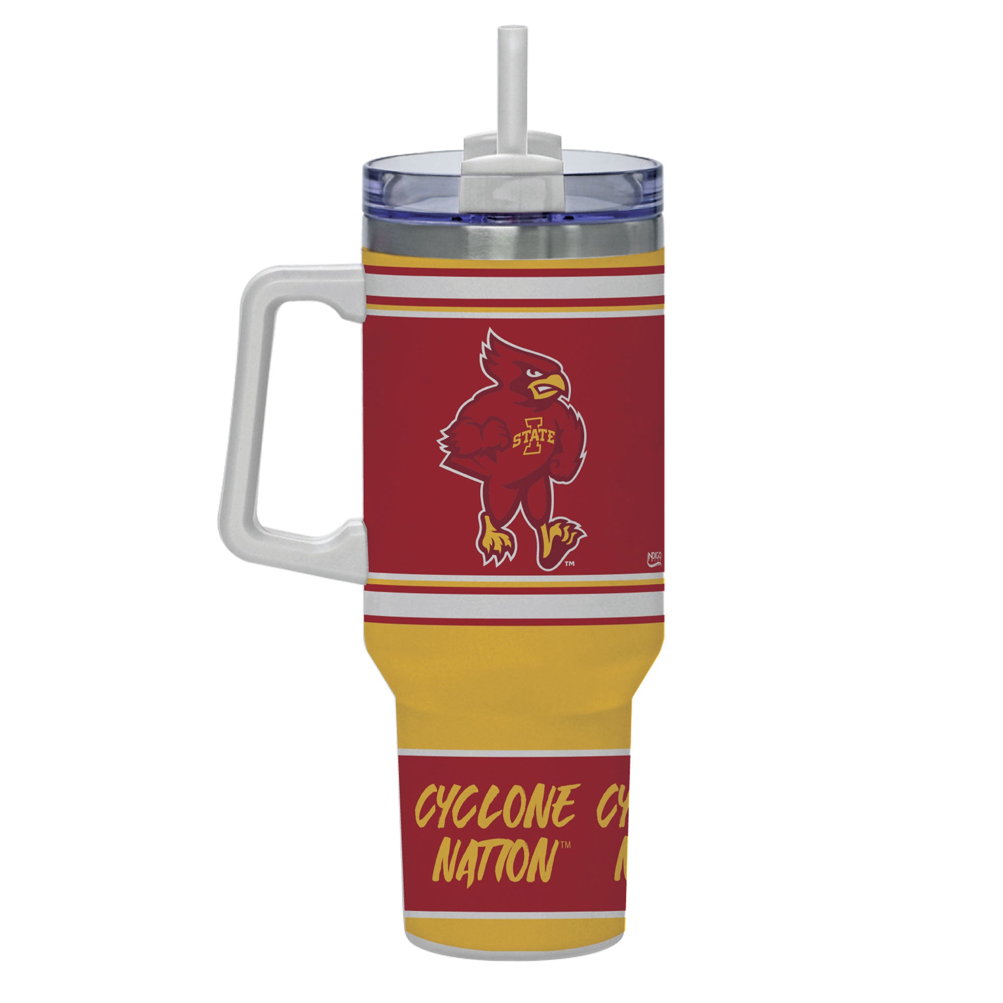 Iowa State Cyclones 40oz Rocky Slogan Tumbler
