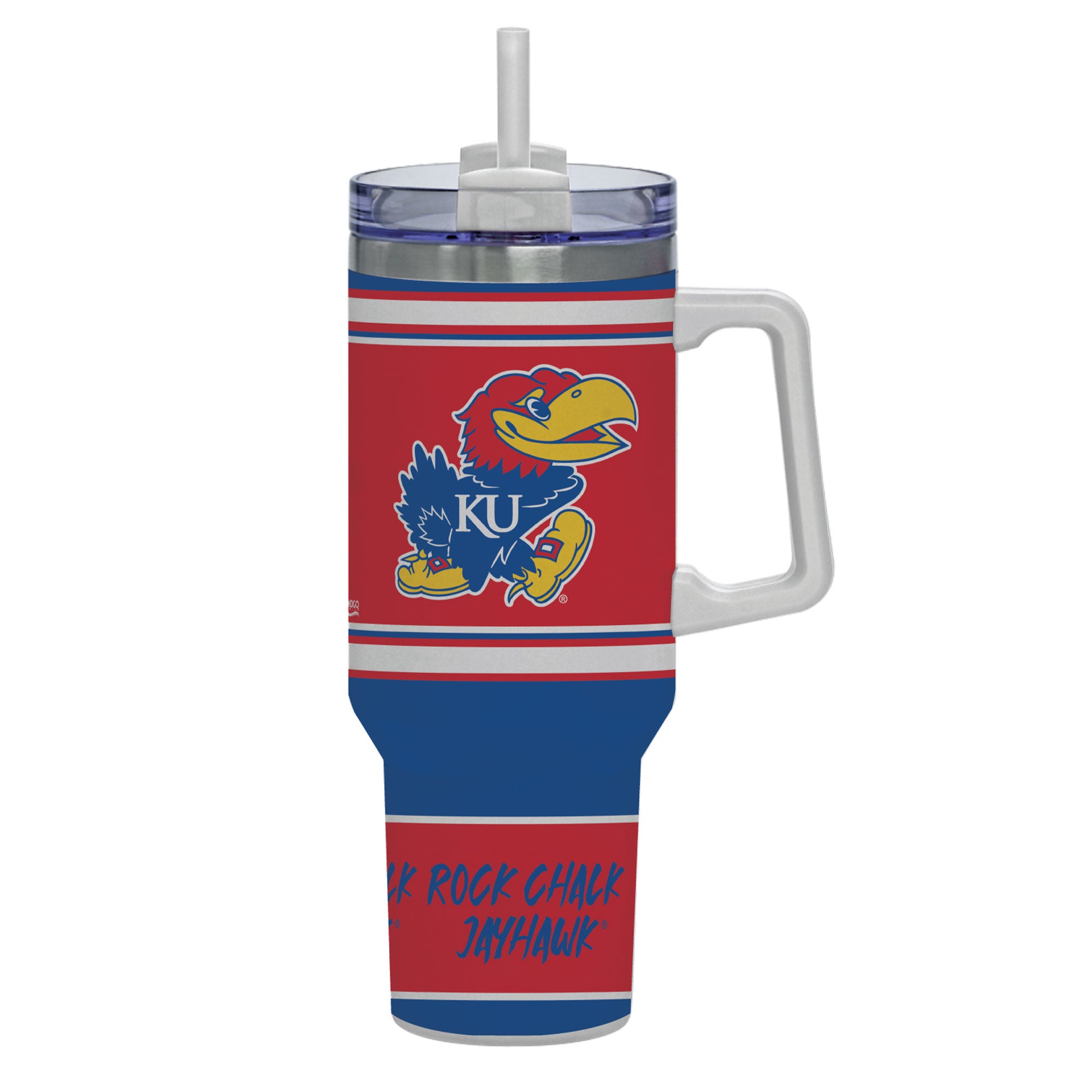 Kansas Jayhawks 40oz Rocky Slogan Tumbler