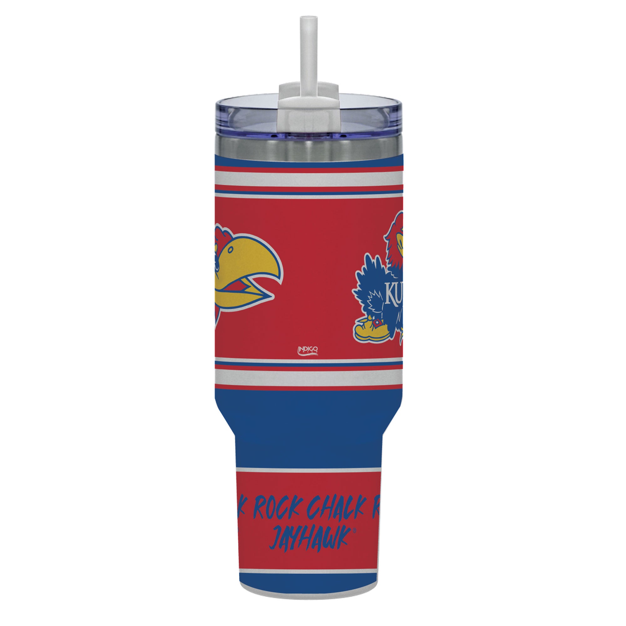 Kansas Jayhawks 40oz Rocky Slogan Tumbler