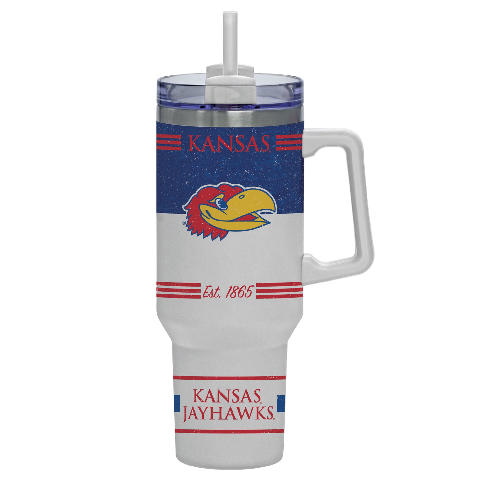 Kansas Jayhawks 40oz Rocky Vintage Tumbler