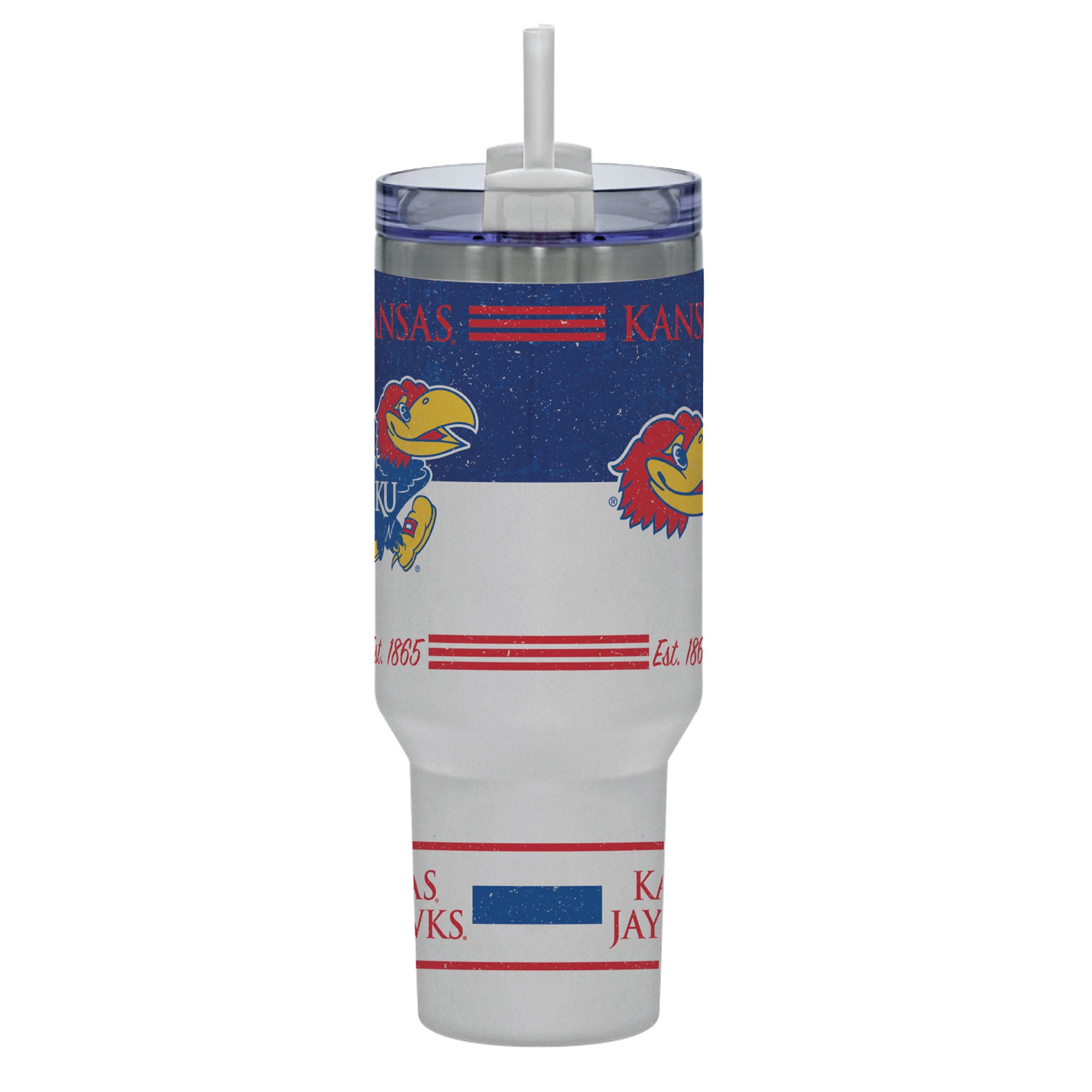 Kansas Jayhawks 40oz Rocky Vintage Tumbler