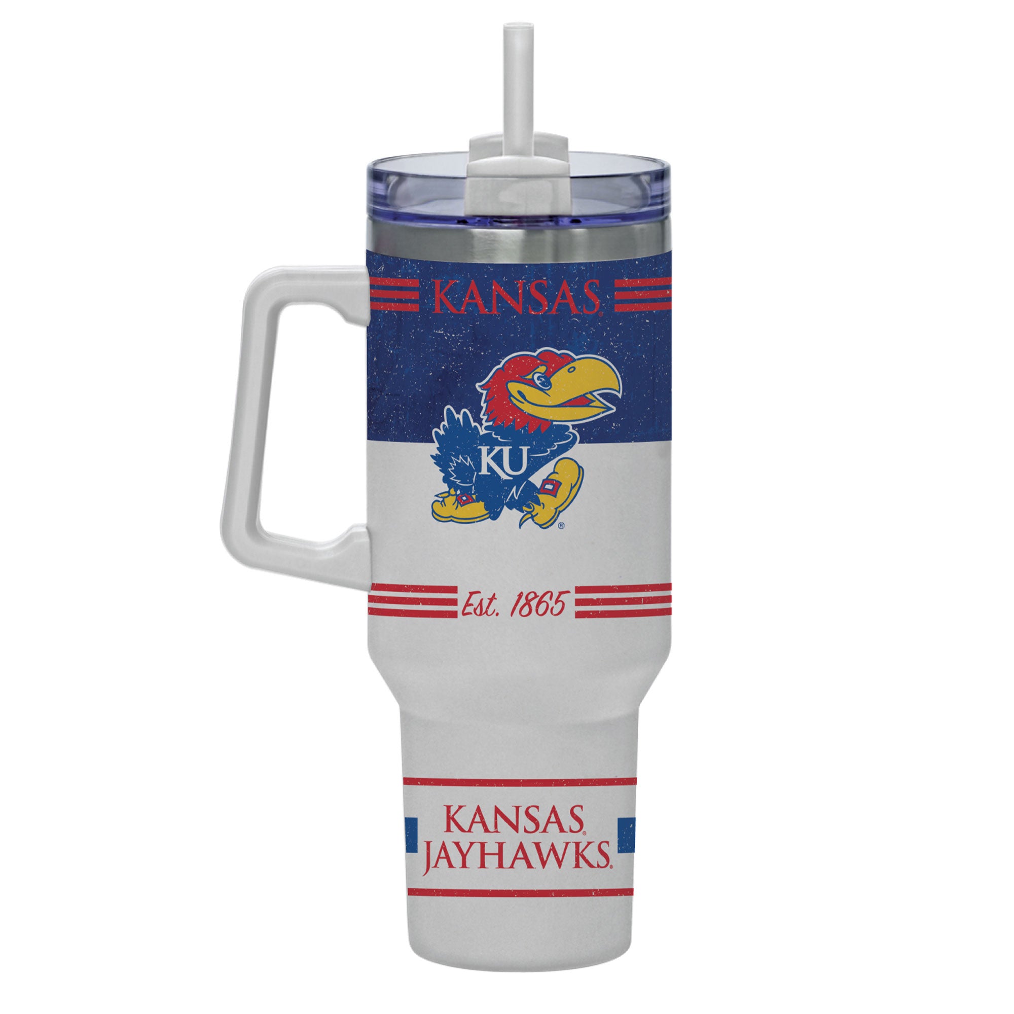 Kansas Jayhawks 40oz Rocky Vintage Tumbler