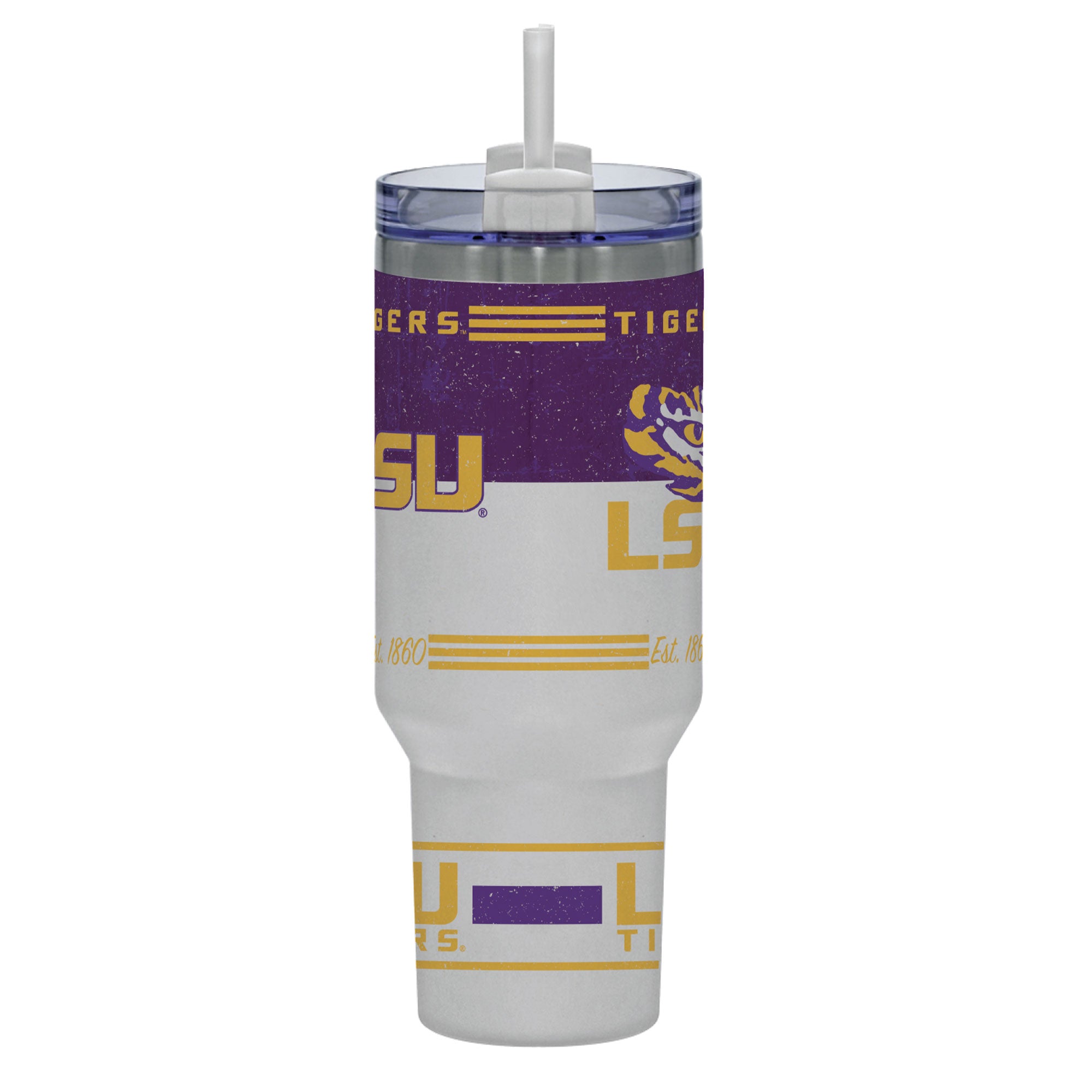 LSU Tigers 40oz Rocky Vintage Tumbler