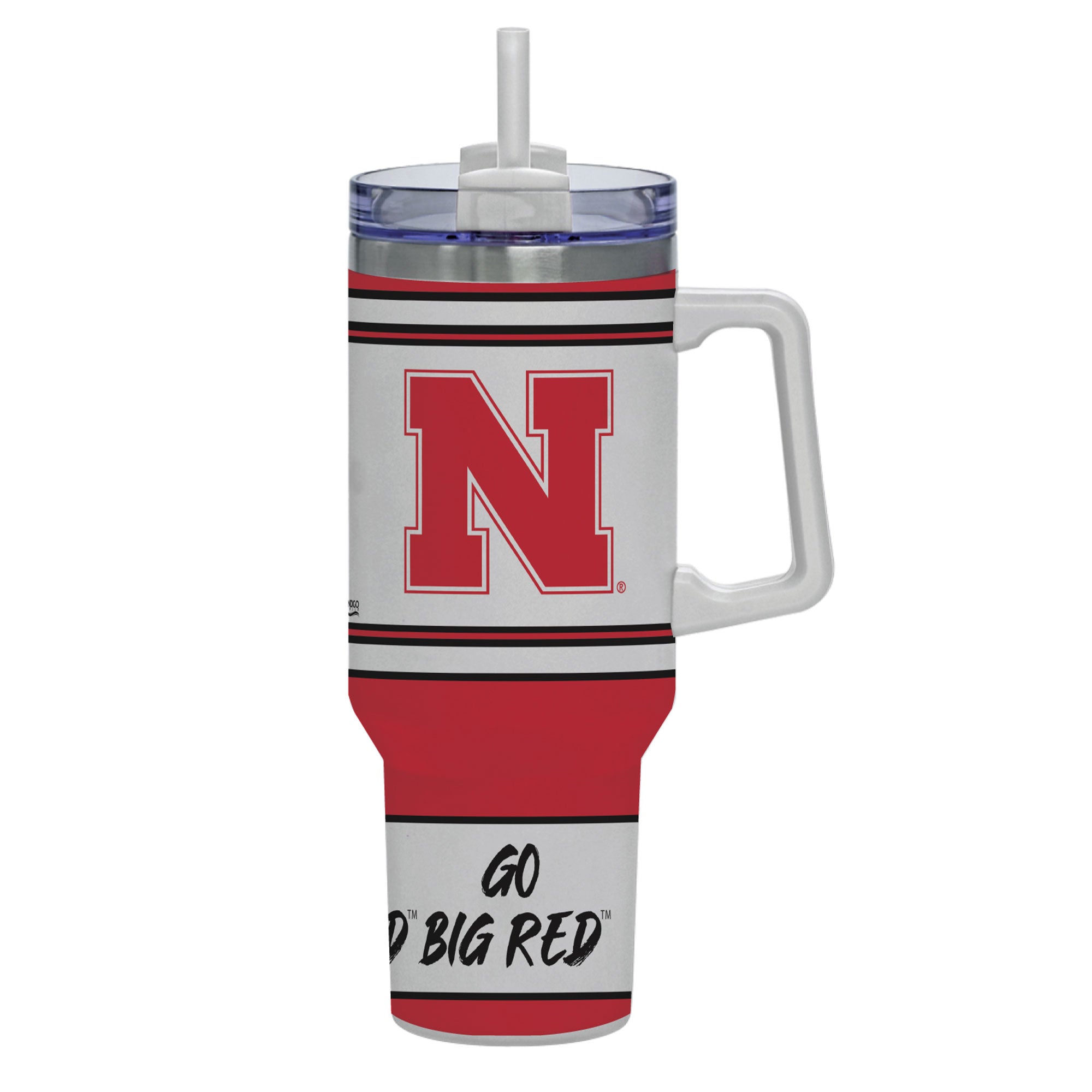 Nebraska Cornhuskers 40oz Rocky Slogan Tumbler