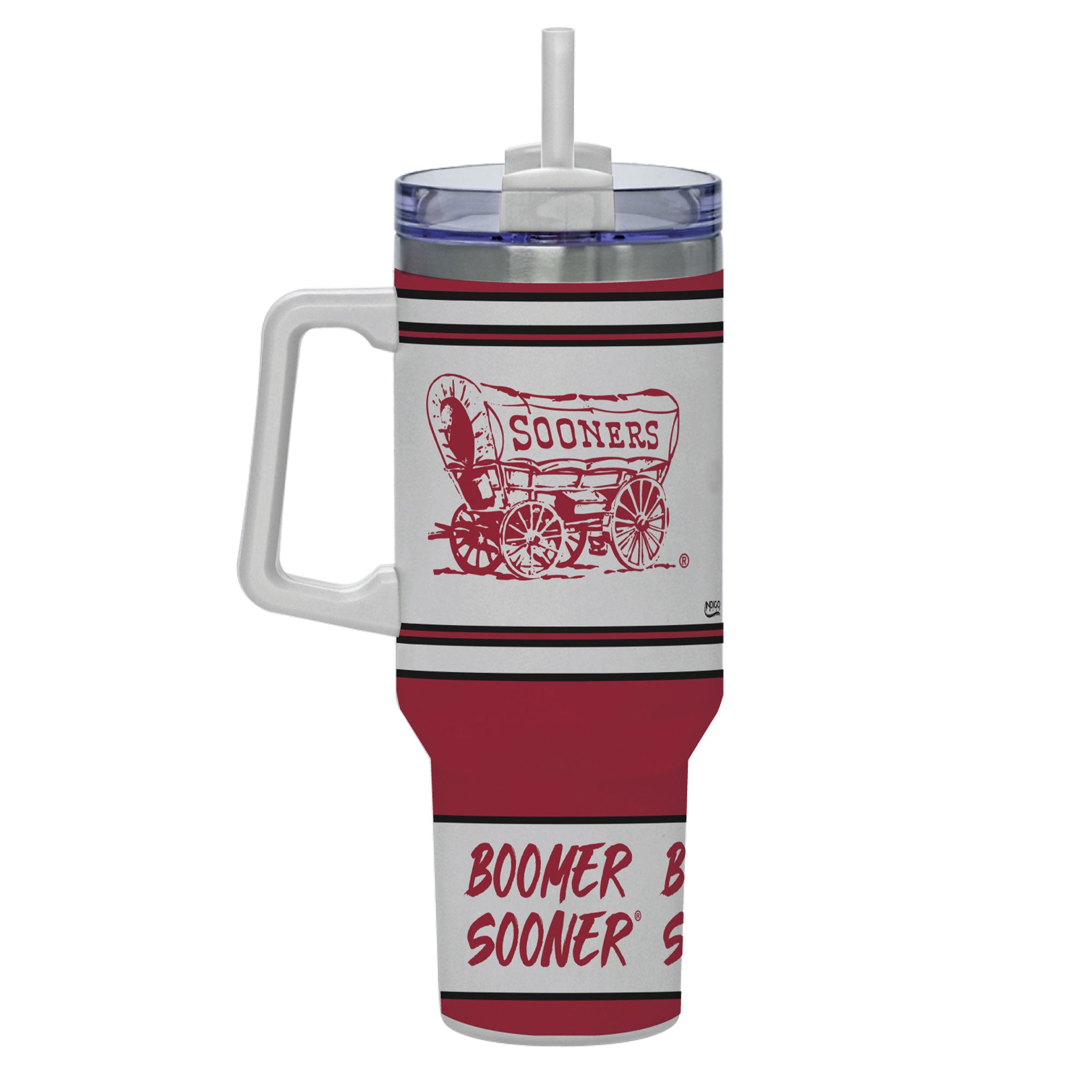 Oklahoma Sooners 40oz Rocky Slogan Tumbler