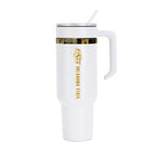 48oz Oklahoma State Cowboys Gold Anodized White Tumbler