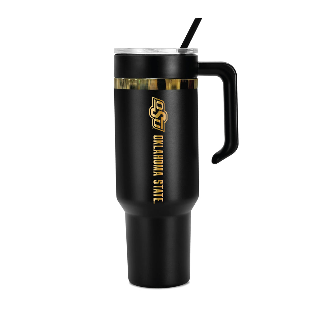 36oz Oklahoma State Cowboys Gold Black Anodized Tumbler