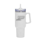 40oz Purdue Boilermakers Laser Etch Rocky Tumbler with Handle